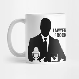 Lawyers on the Rocks Logo black merch Mug